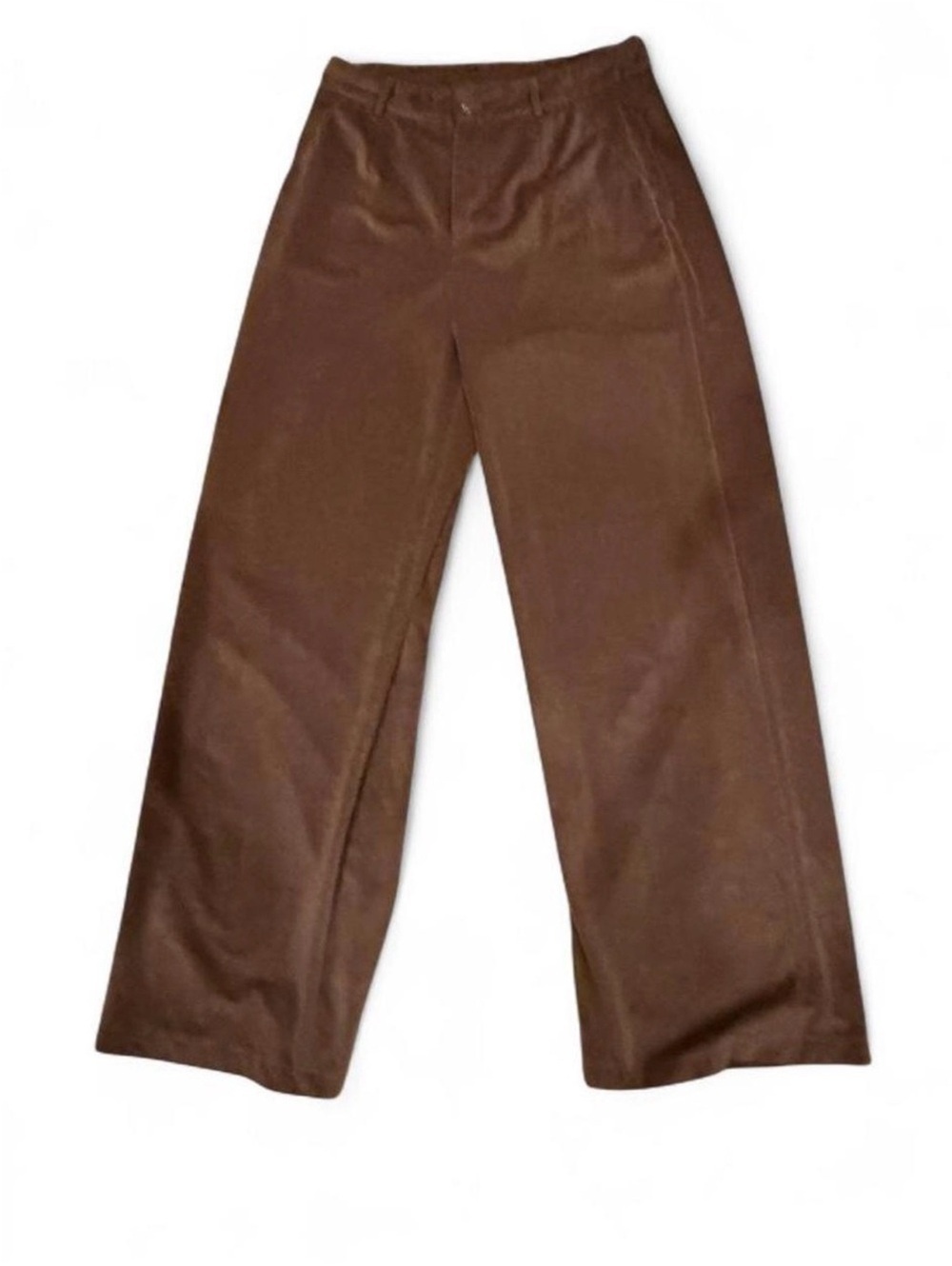 Shein Soft Light Weight Chocolate Brown Wide-Leg Pants